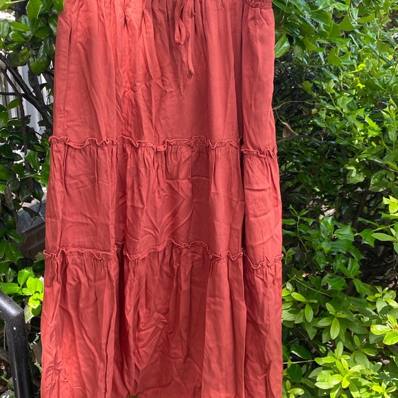 NWT Maxi Skirt with Pockets(Caramel ) - Picture 4 of 7